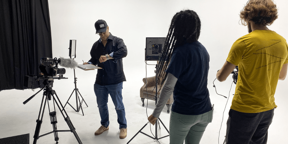 The Film Hub behind the scenes actor interview