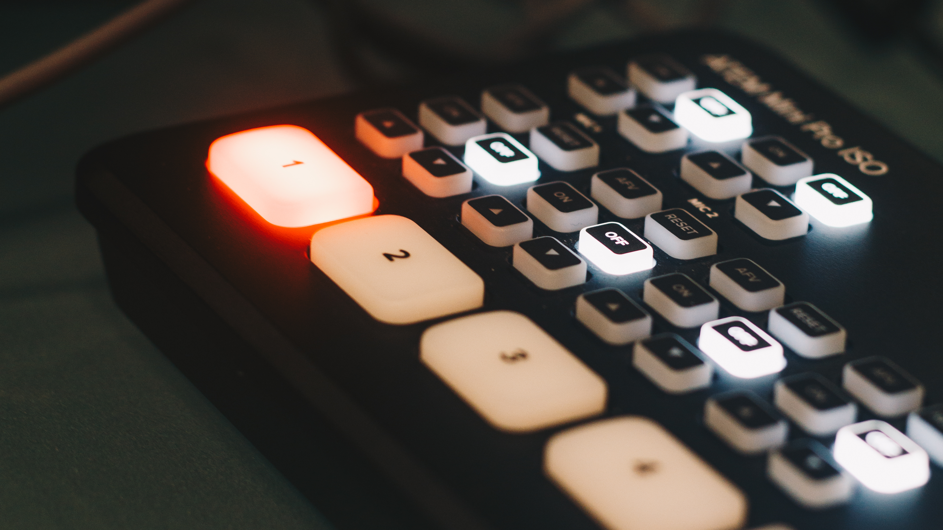 video podcast switcher close up