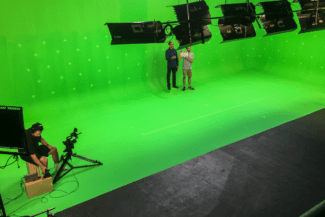 Stage 1 Green Screen at The Film Hub