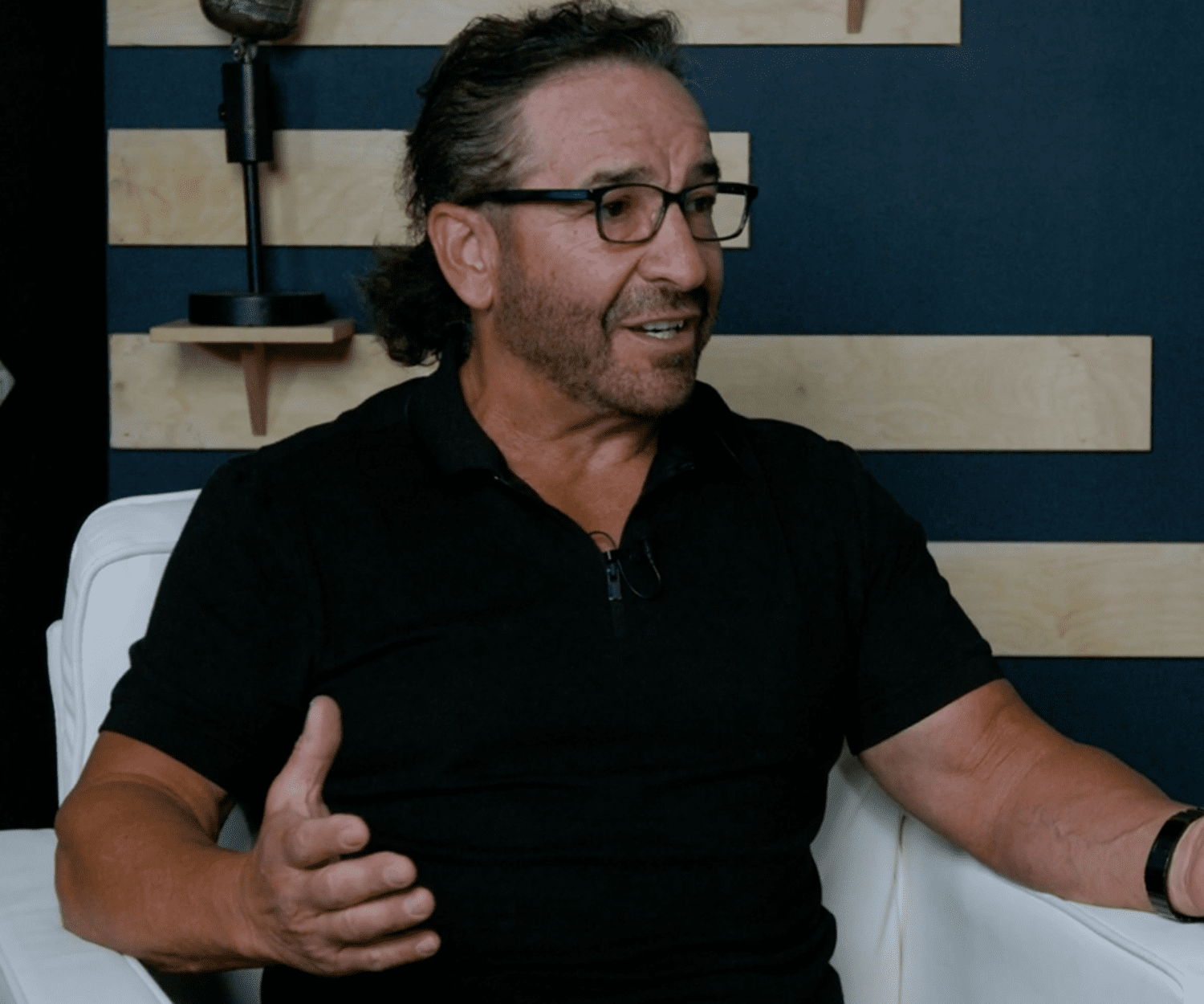 A still from the Industry Insights podcast with guest Jimmy Garcia, cinematographer on shows like America's Got Talent and The Masked singer