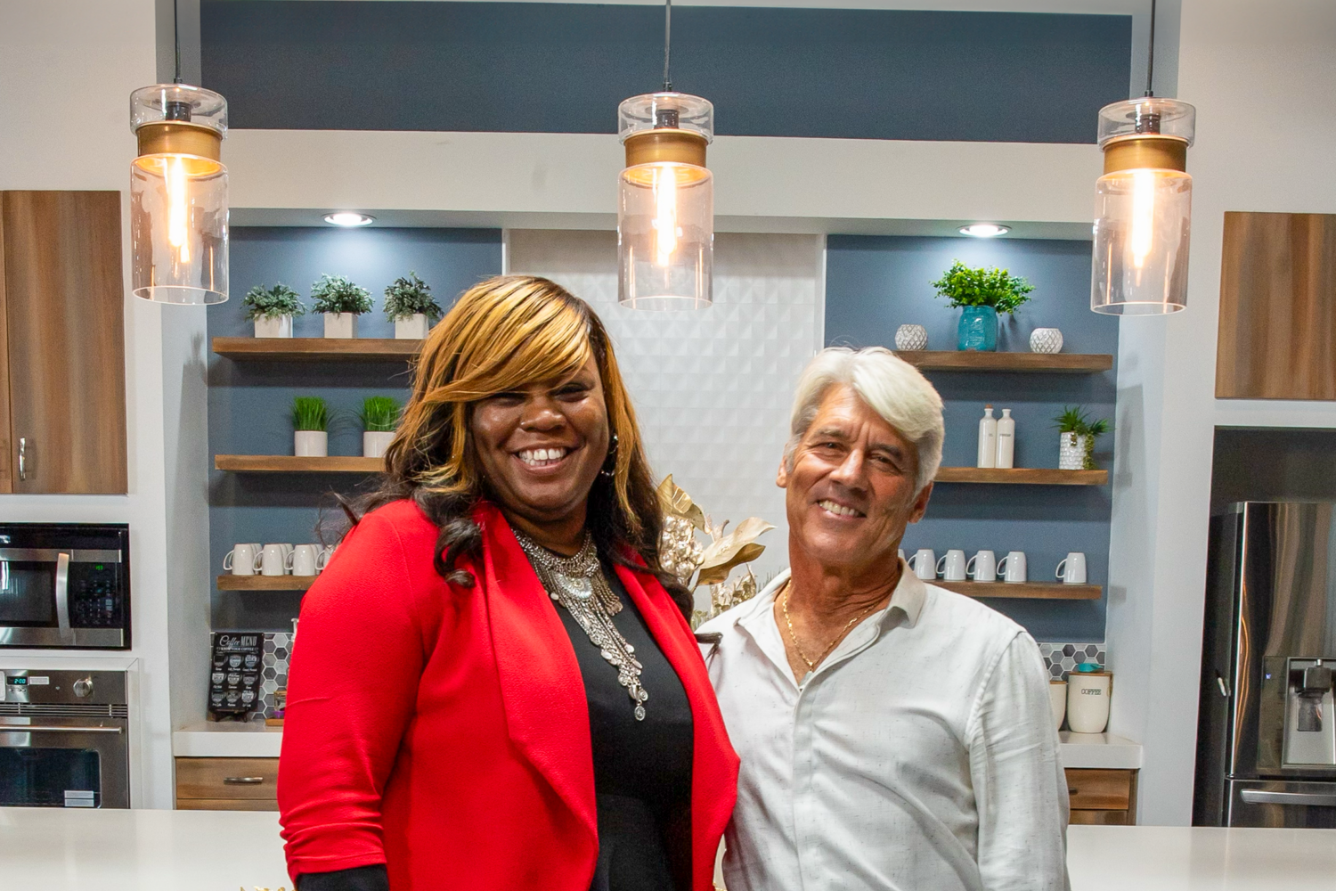 Shamelle Reveter and Jim Ellis at The Film Hub