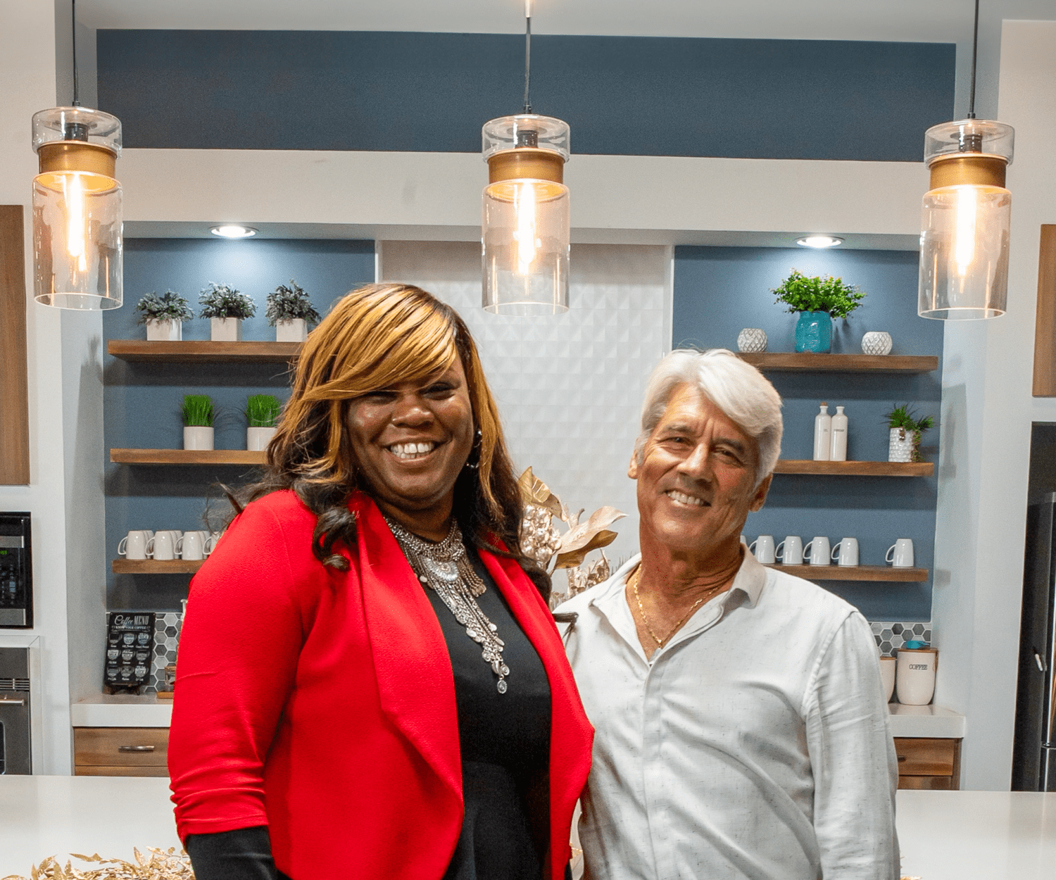 Shamelle Reveter and Jim Ellis at The Film Hub