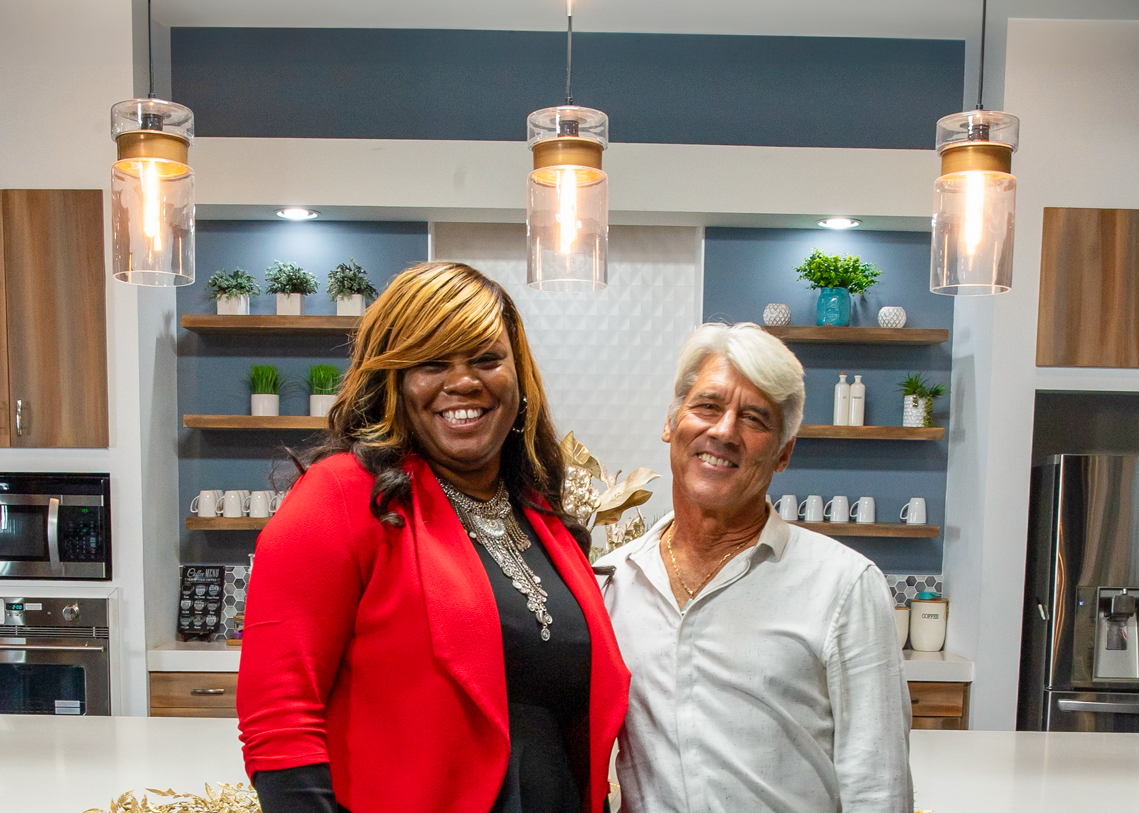 Shamelle Reveter and Jim Ellis at The Film Hub